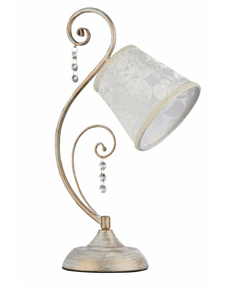 Настільна лампа Freya FR406-11-W/FR2406-TL-01-W Lorette White gold ціна