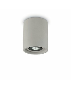 Точковий світильник Ideal Lux Oak Pl1 Round Cemento 150437 ціна