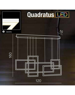 Підвісний світильник Azzardo AZ2951 Quadratus  опис