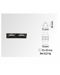 Точковий світильник Ideal Lux Lika trimless 206202 ціна