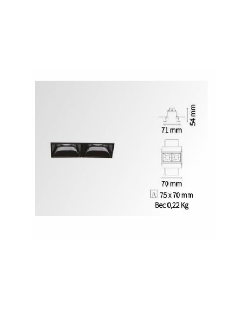 Точковий світильник Ideal Lux Lika trimless 206202 ціна