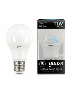 Лампочка Gauss 102502211-D A60 E27 11 Вт 4100K цена