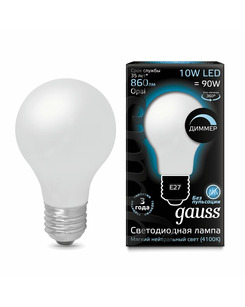 Лампочка Gauss 102202210-D A60 E27 10 Вт 4100K ціна