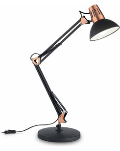 Настольная лампа Ideal Lux / Идеал Люкс WALLY TL1 NERO цена