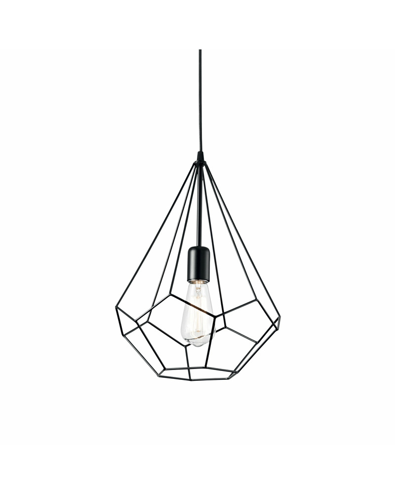 Подвесной светильник Ideal Lux Ampolla-3 sp1 nero 148175 цена