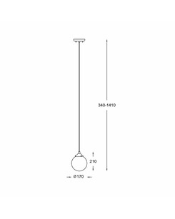Підвісний світильник Zuma Line P0454-01D-F7AC Riano  опис