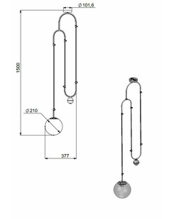 Підвісний світильник Pikart 23682-4 FJ Сounterweight  опис