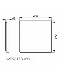 Уличный светильник Kanlux 26980 Varso LED 18W-NW-L-SE  описание