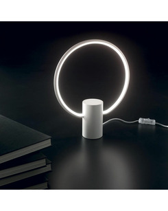 Настільна лампа Ideal Lux 224633 Cerchio TL Bianco  опис