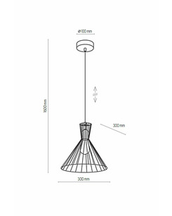 Подвесной светильник TK lighting 3350 Sahara  описание