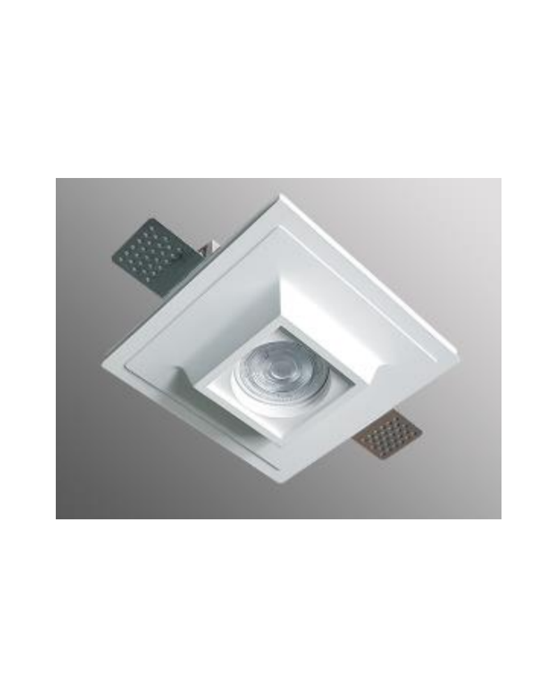 Гипсовый светильник встраиваемый Agara 01209W СВ 004 цена