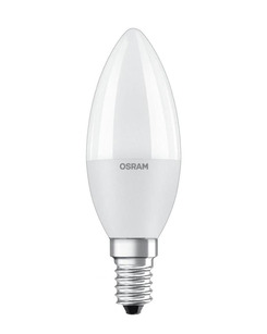 Лампочка Osram 4058075623569 Led Value CL E14 6,5W/830 3000K 550Lm C37 230V FR ціна