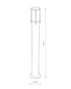 Светильник уличный Nowodvorski 3396 Sirocco E27 1x40W IP44 Gr  характеристики