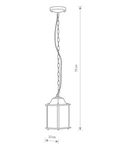 Світильник вуличний Nowodvorski 5291 Spey E27 1x60W IP23 Bl  характеристики