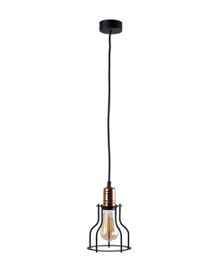 Підвісний світильник Nowodvorski 6336 Workshop E27 1x60W IP20 Bl ціна