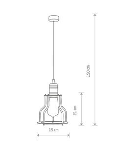 Підвісний світильник Nowodvorski 6336 Workshop E27 1x60W IP20 Bl  відгуки