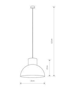 Підвісний світильник Nowodvorski 6510 Works E27 1x60W IP20 Gr  опис