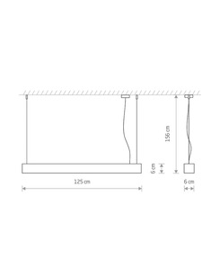 Подвесной светильник, люстра Nowodvorski 7537 Soft led T8LED 1x22W 3000K 3200Lm IP20 Белый  характеристики