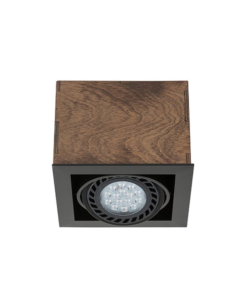 Точечный светильник Nowodvorski 7648 Box es111 GU10, ES111 1x15W IP20 Brown цена
