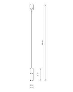 Підвісний світильник Nowodvorski 7868 Cylinder GU10 1x10W IP20 Bl  опис