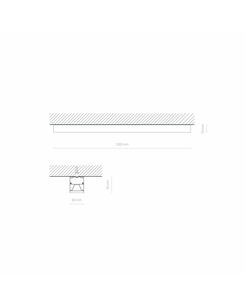 8260 (10207-новий артикул) Лінійний світильник Nowodvorski CL HALL PRO LED 150, 40W, 4000K, WHITE PL  опис