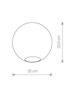 Плафон для світильника Nowodvorski 8527 Cameleon Sphere Xl E27/G9 Transparent  опис