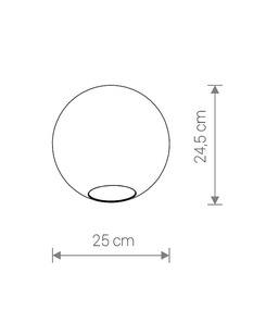 Плафон для світильника Nowodvorski 8528 Cameleon Sphere L E27/G9 Transparent  опис