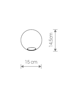 Плафон для світильника Nowodvorski 8531 Cameleon Sphere S E27/G9 Transparent  опис