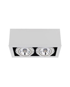 Точечный светильник Nowodvorski 9472 Box GU10, ES111 2x15W IP20 Wh цена
