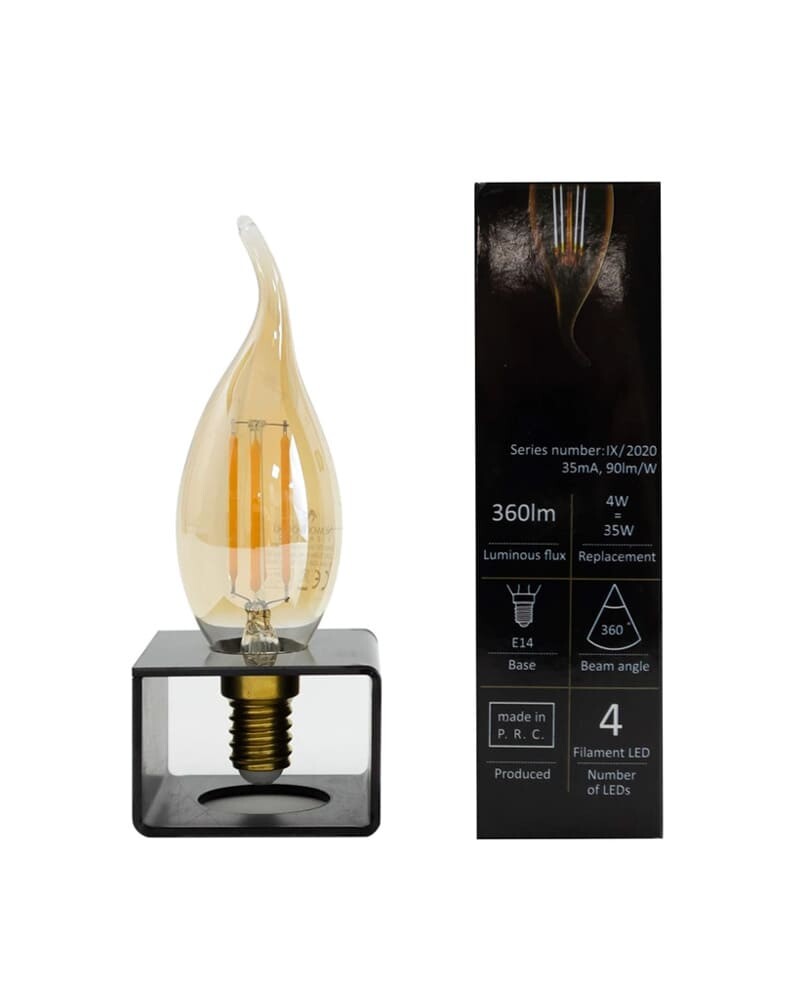 Лампа Nowodvorski 9793 Bulb vintage led E14 1x4W 2200K 440Lm Transparent ціна