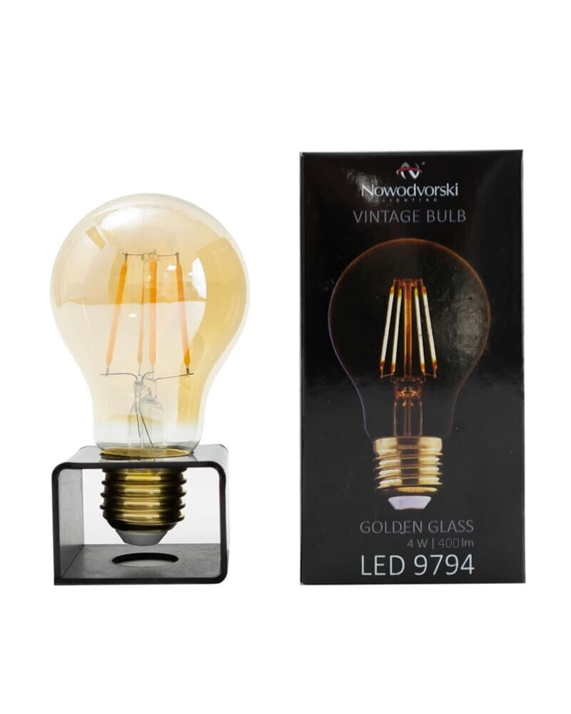 Лампа Nowodvorski 9794 Bulb vintage led E27 1x4W 2200K 400Lm Transparent цена