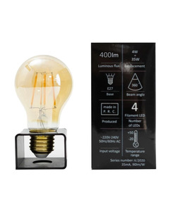 Лампа Nowodvorski 9794 Bulb vintage led E27 1x4W 2200K 400Lm Transparent  опис