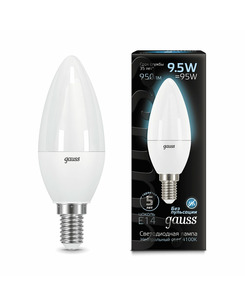 Лампочка Gauss 103101210 C37 E14 9.5 Вт 4100K цена