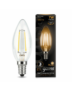 Лампочка Gauss 103801107 C37 E14 7 Вт 2700K цена