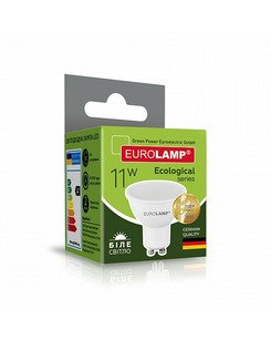 Лампа Eurolamp LED-SMD-11104(P) ЕКО MR16 GU10 11W 4000K 990Lm IP20  відгуки
