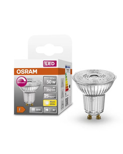 Лампа Osram 4058075797888  LSSPR16D5036 4,5W/927 2700K 350Lm 230V GU10 цена