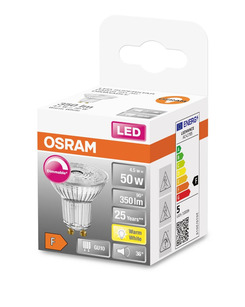 Лампа Osram 4058075797888  LSSPR16D5036 4,5W/927 2700K 350Lm 230V GU10  відгуки