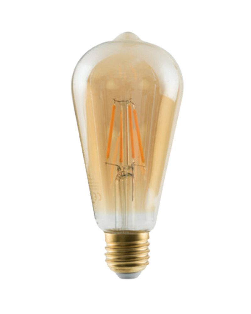 Лампа Nowodvorski 10594 Bulb vintage led E27 1x6W 2200K 360Lm Transparent ціна