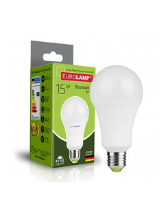 Лампа Eurolamp LED-A70-20274(P) Eko E27 A70 15W 4000K 1380Lm ціна