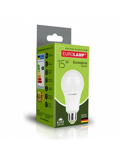 Лампа Eurolamp LED-A70-20274(P) Eko E27 A70 15W 4000K 1380Lm  відгуки