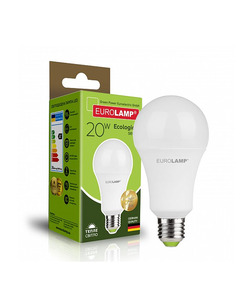 Лампа Eurolamp LED-A75-20272(P) Eko E27 A75 20W 3000K 1600Lm ціна