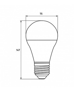 Лампа Eurolamp LED-A75-20272(P) Eko E27 A75 20W 3000K 1600Lm  купити