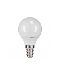 Лампочка Eurolamp LED-G45-05143(P) LED ЕКО G45 E14 5W 3000K 480Lm  опис
