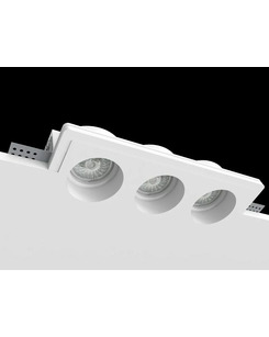 Точечный светильник Promin Trio M GU10/G5.3 3x10W IP20 Wh цена