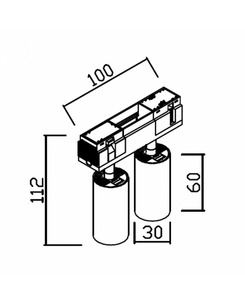 Магнітний світильник LTX 06.2301.14.930.BK In Line Tub  опис