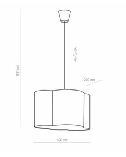 Підвісний світильник TK lighting 3360 Cloud  опис