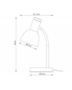 Настільна лампа Italux TB-37263-BK Senza E27 1x5W IP20 Bl  відгуки