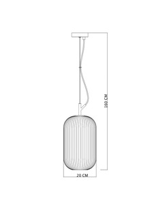 Подвесной светильник Italux PND-64536C-M-BL-OPA Rues E27 1x60W IP20 Bl  отзывы