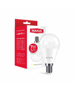 Лампочка Maxus 1-LED-751 E14 7W 3000K 100Lm IP20 цена
