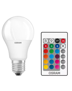 Лампочка Osram 4058075430754 Retrofit E27 9.4W 2700K 806Lm IP20 з пультом ціна